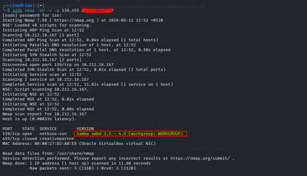 SMB Nmap