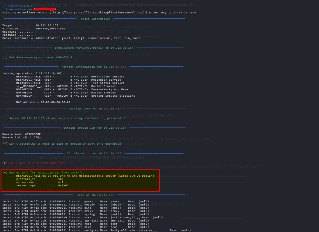 SMB Enumeration