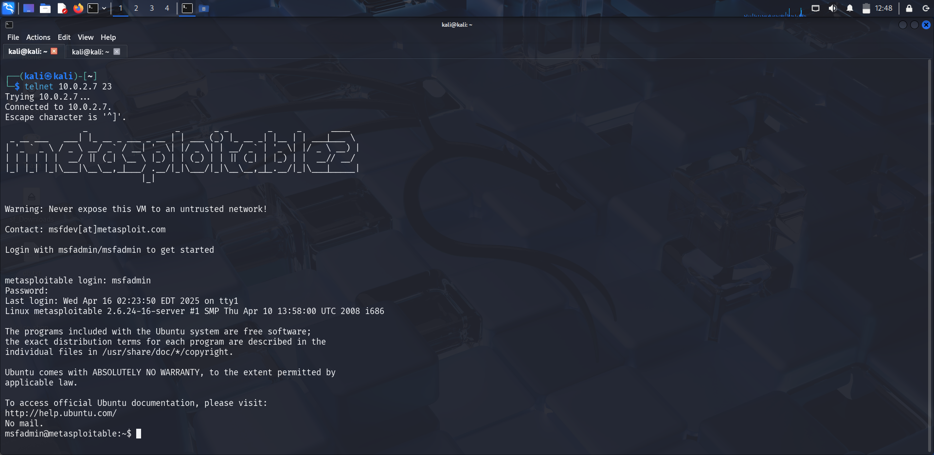 Telnet Login